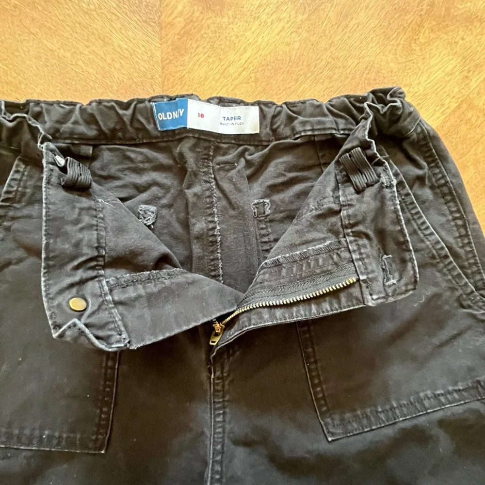 Old Navy Black Utility Pants – Kids Size 18